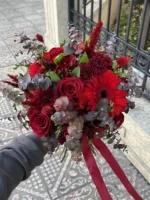 دسته گل عروس سرخ - Image 2